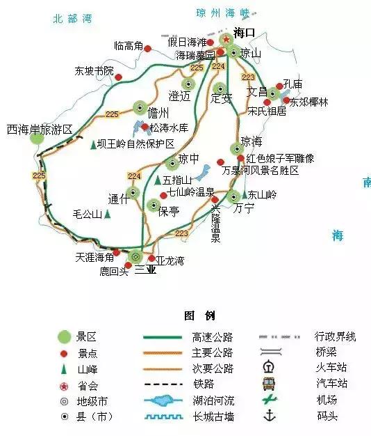 国内游玩必备——地图精简版