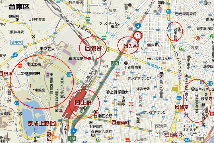 【日本房产】东京都上野商圈78万投资房,全新装修,上野公园至近,车站