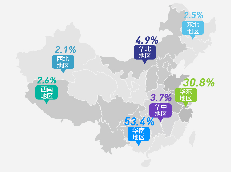 华南华北华东华中gdp_华北华东华南华中地图(2)