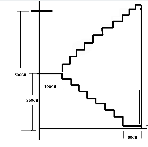 梯板侧面积=楼梯斜长*梯板厚度 楼梯底面装修=楼梯底部面积 楼梯模板=