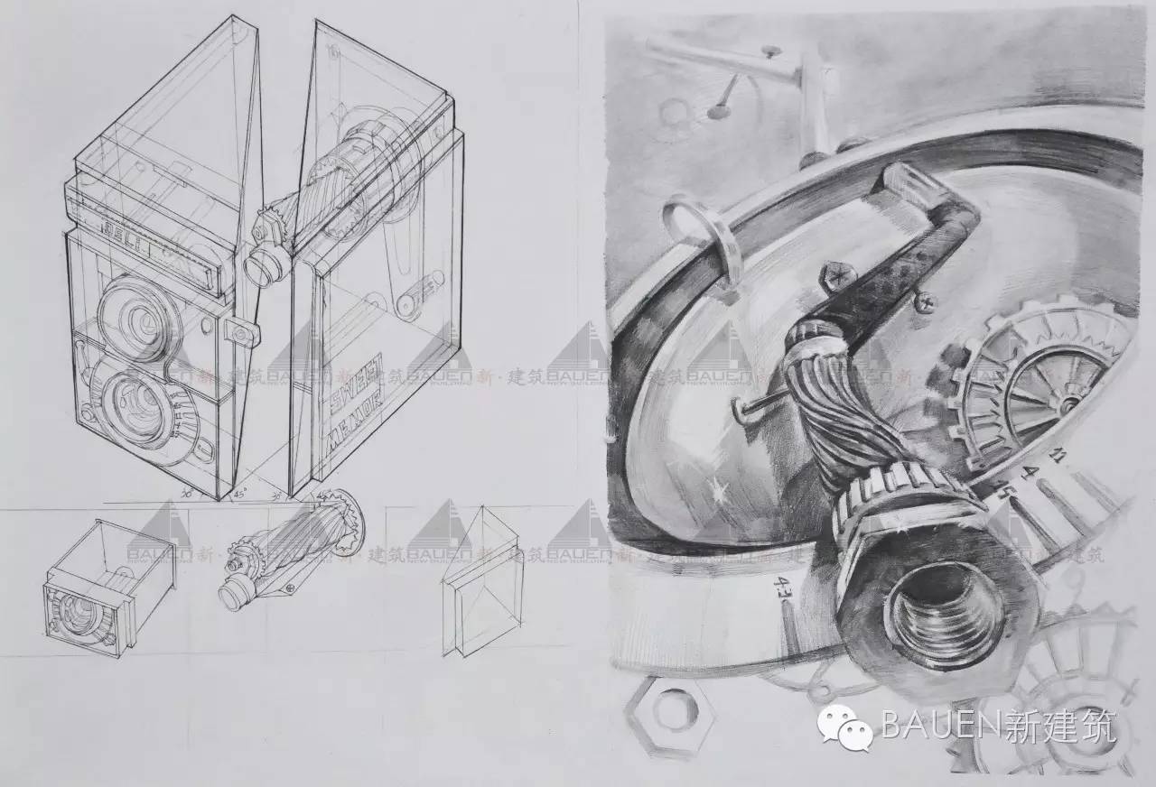 新建筑—5天素描空间训练成果