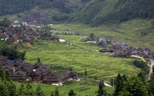 贵州省从江县刚边乡刚边村秋日美景