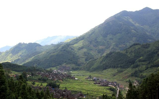 贵州省从江县刚边乡刚边村秋日美景