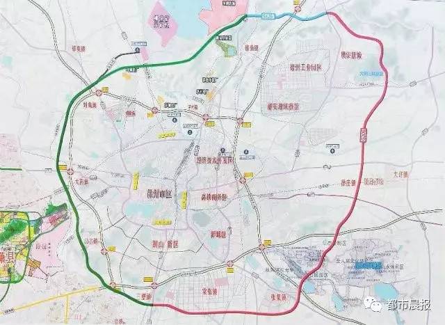 京杭运河后,进入铜山区境内,后经徐庄,吕梁风景区,并于张集镇东侧路线图片