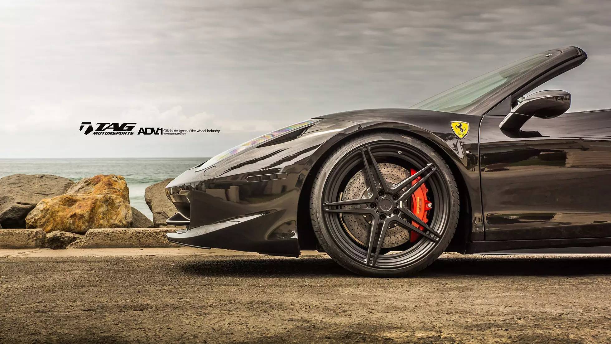 adv05mv2slfor2012款ferrari458italia美国adv1锻造轮毂