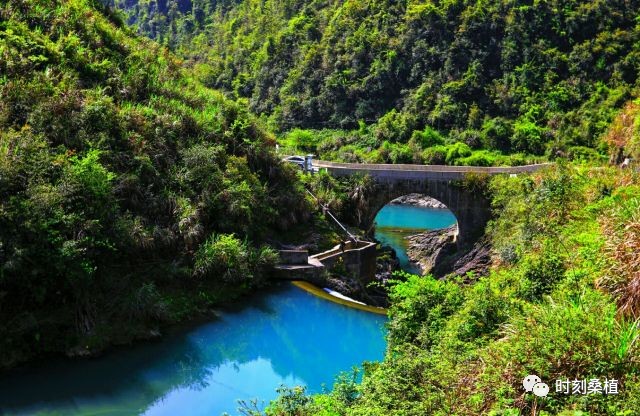 桑植最美乡村澧水中源河口村