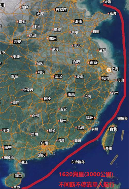 环中国海航线不比跨洋更容易