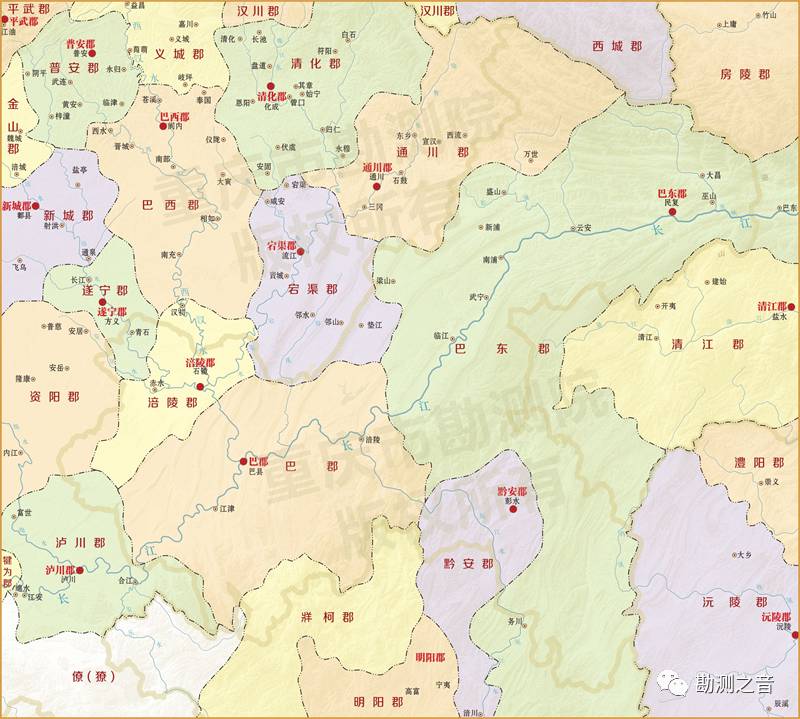 【关注】图说巴渝(十七:隋效法秦制,渝州改置巴郡