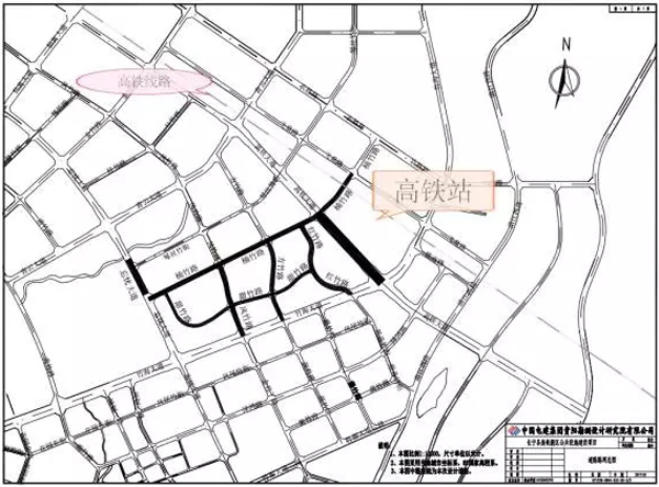 为了更好地连接长宁站未来还会在站前规划建造7条市政道路长宁站周边