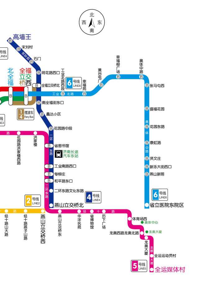 济南公交brt线路大全