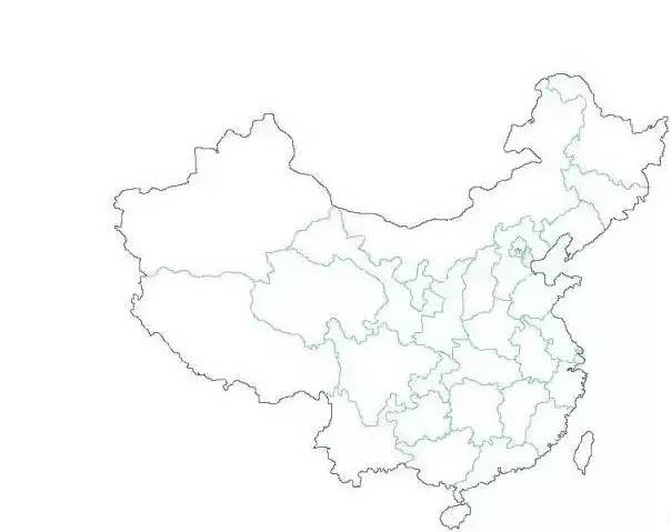 怎么画中国地图