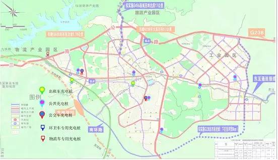 汽车 正文    全南县中心城区至2020年,规划充电站1座,分散充电桩11处图片