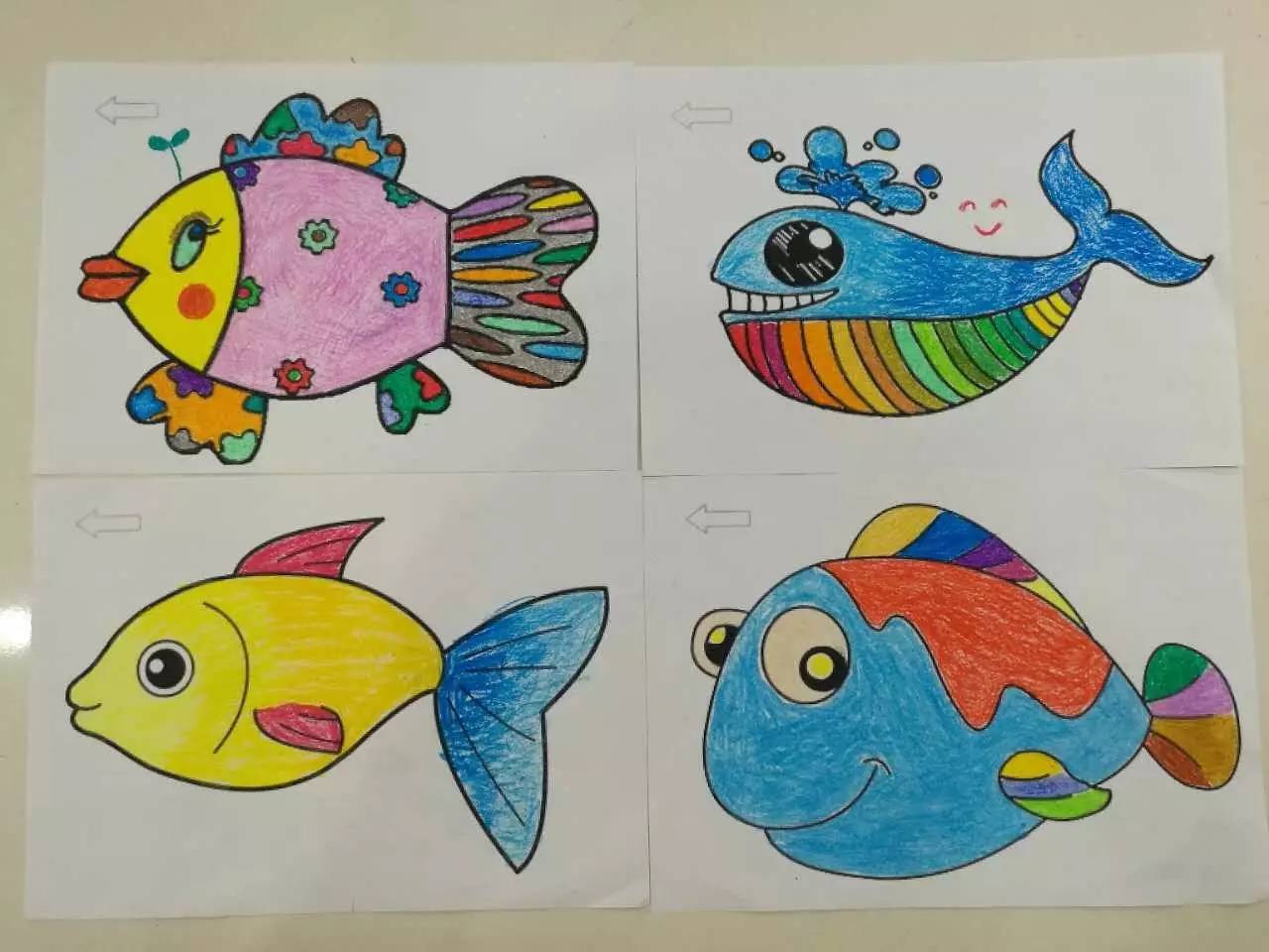 7岁孩子绘画图片 实用小学生简笔画热带鱼怎么画 巧巧简笔画
