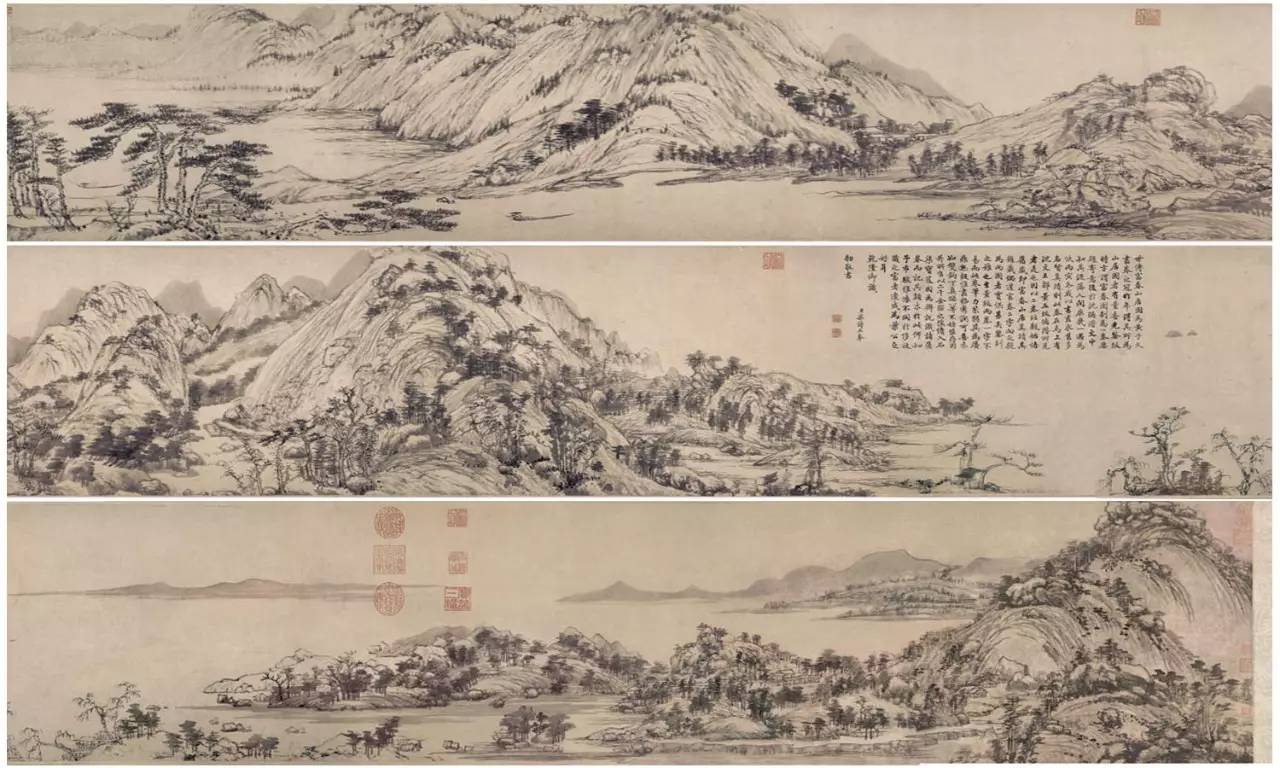 欣赏中国十大传世名画之一富春山居图