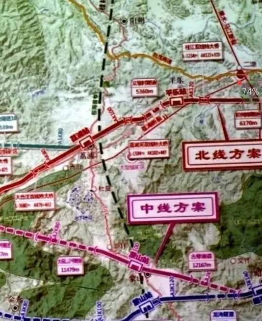 规划设计的柳州至贺州城际铁路三个方案