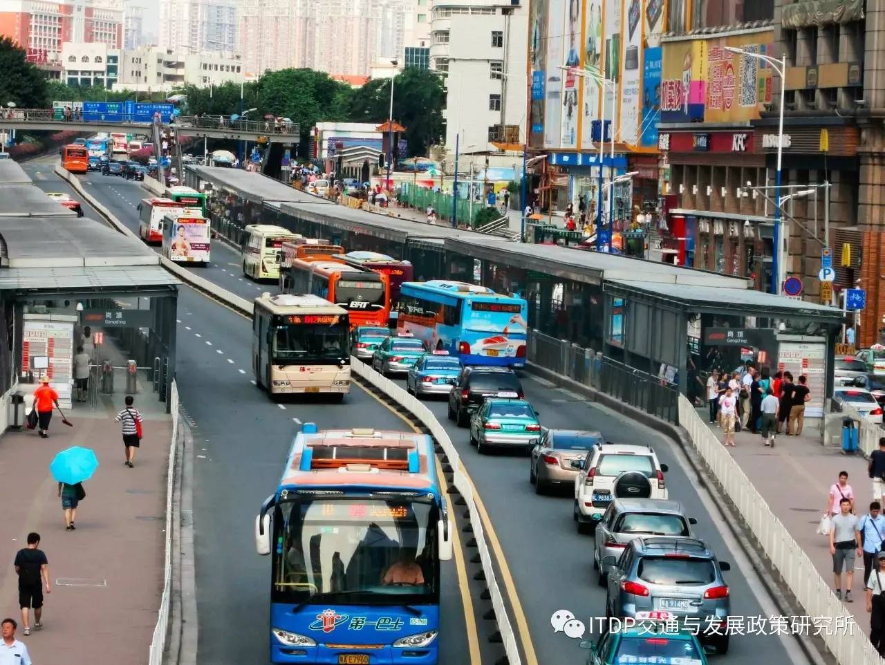 【brt】广州市中山大道快速公交(brt)项目简介和改善建议