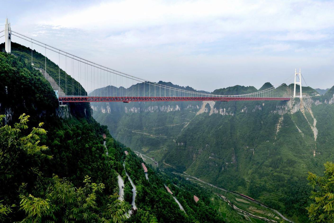 中国最美公路 | 四渡河大桥，天路中的天桥_峡谷_野三关镇_文化