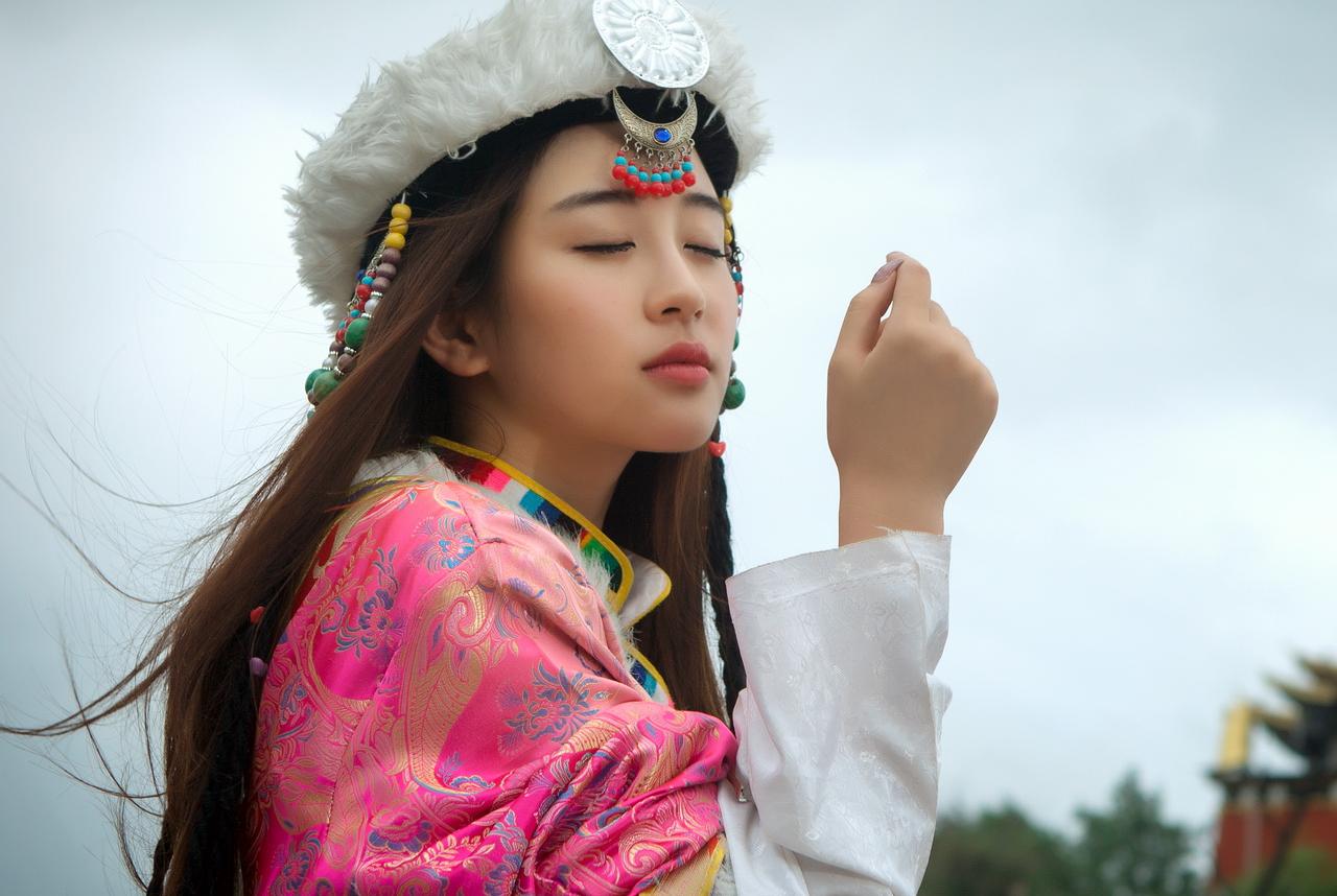 藏族少女 高原红 #人像摄影# - 堆糖，美图壁纸兴趣社区