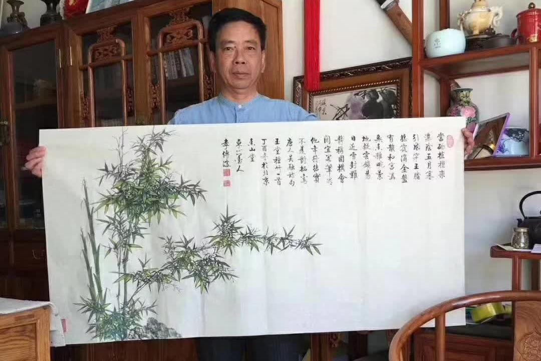 画竹子的画家最有名的 李传波画竹,举世无双!