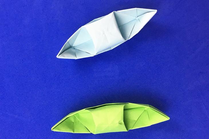 幼儿园小朋友也能学会的小船折纸,简单漂亮又好玩,折纸视频教程