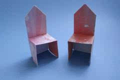 可爱的迷你家具椅子折纸,简单几步就做好,手工diy折纸图解教程