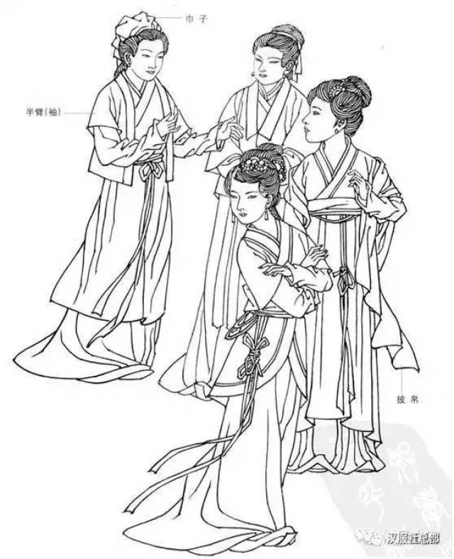 元代漢族女子服飾仍沿襲漢服特徵