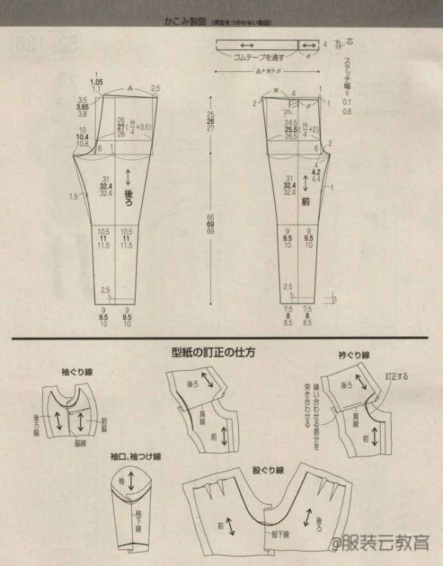 圖紙集 | 女士揹帶褲(裙),襯衫,西裝裁剪圖