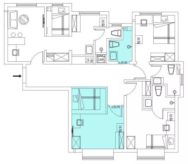 爱情公寓房屋结构图图片