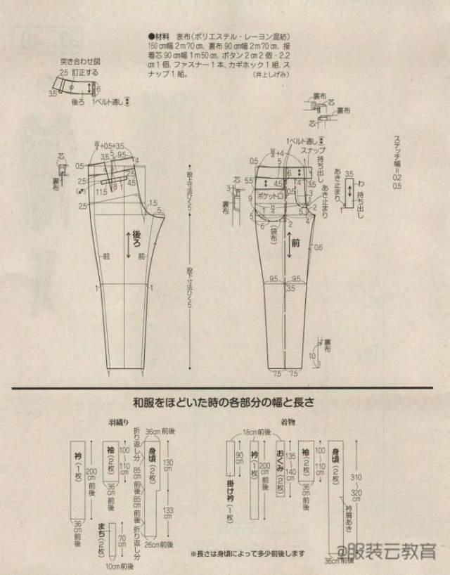 图纸集 女士背带裤(裙,衬衫,西装裁剪图