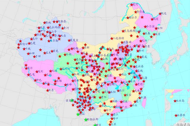 中国无线电指向标 差分台站(rbn-dgps)