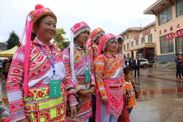 墨紅鎮首屆彝族民間刺繡文化節開幕