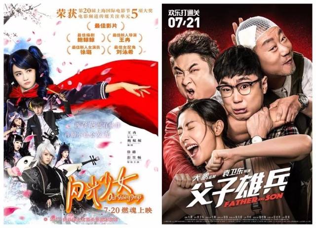 《父子雄兵》《绣春刀2》《悟空传》《大护法》《神偷奶爸3》《闪光