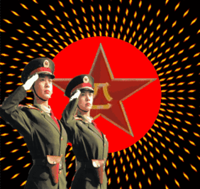 八一节日快乐 红旗国旗动态图片微信表情