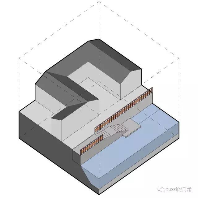 小技巧:所有的su线稿导出和轮廓还有正方形体块分三次导图,在ai里分别