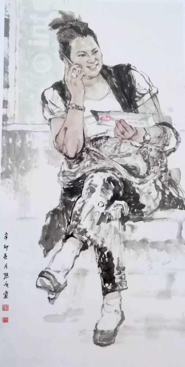 军旅出身的当代著名人物画家—孙戈