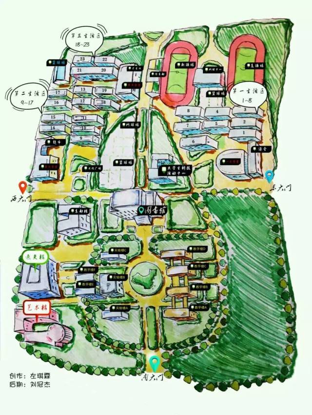 铜陵学院老校区地图图片