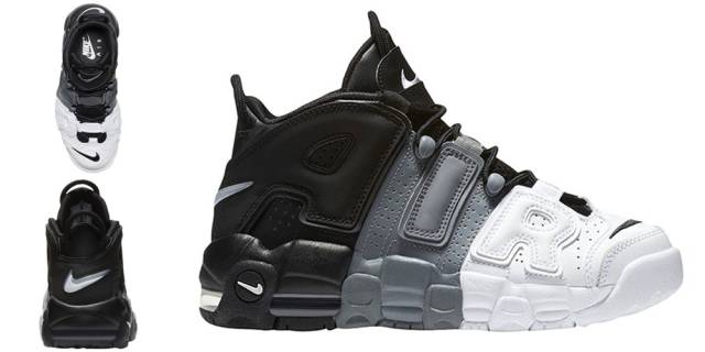 黑白灰撞色大AIR！Nike Air More Uptempo开售_手机搜狐网