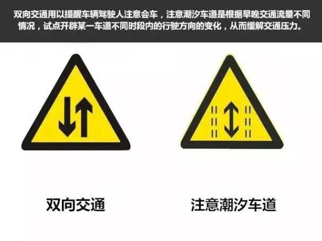 提示:紧急停车带标志只出现在高速公路,错车道多见于双向两车道路段