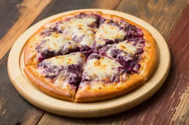 紫薯夹心披萨