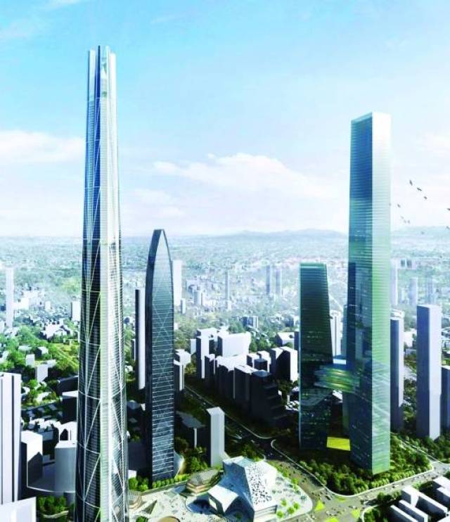 蔡屋围金融商业核心区效果图,深圳未来        所在