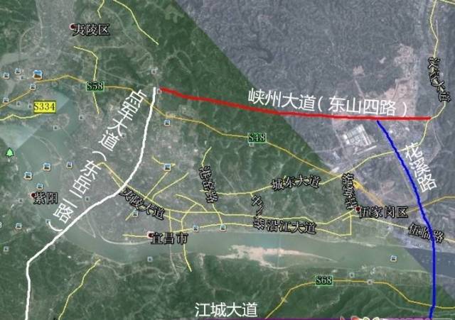 宜昌花溪路延伸段地图图片