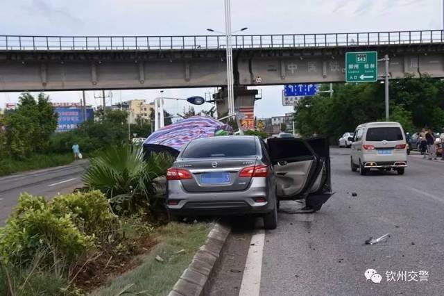 惨烈车祸,钦州 一男子刚拿驾照3天,不料车毁人亡