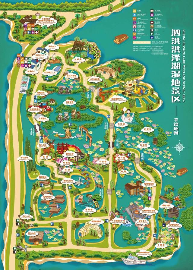 南大港湿地地图图片