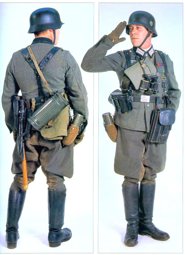 二战德军军服士兵图片