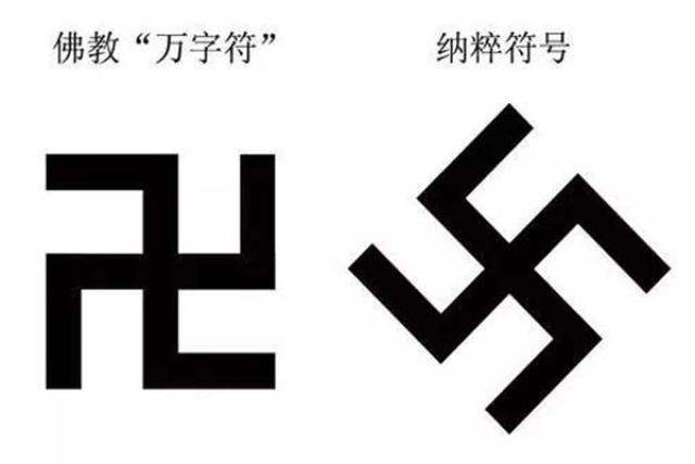 希特勒选用的纳粹标志卐和佛教的标志卍有联系吗?