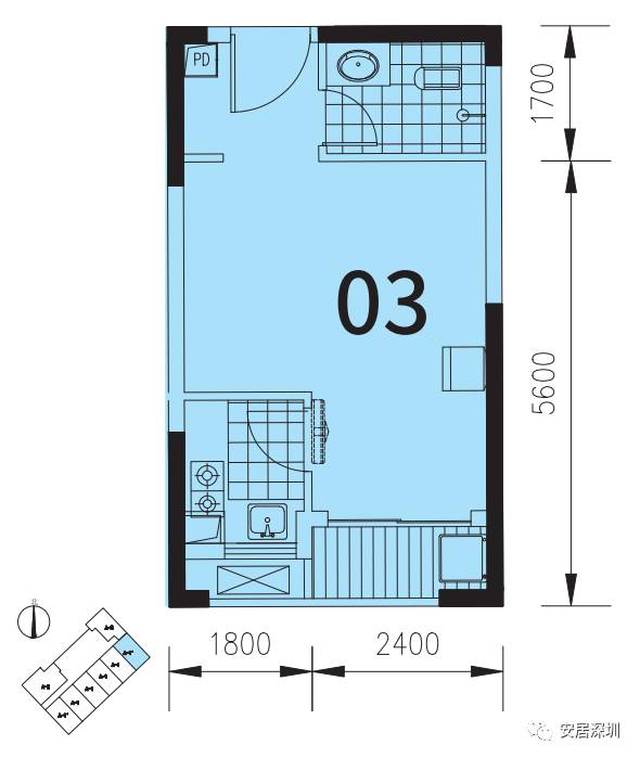 03号房户型图 二,澜汇居