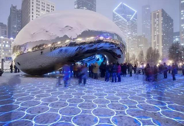 cloud gate 云门"the bean"