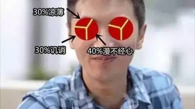 这不是俩眼睛 是俩饼状统计图吧!