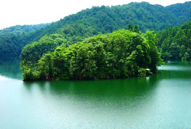 红龙湖有大片原始森林,加上大片的湖泊,到红龙湖避暑绝对是明智的选择