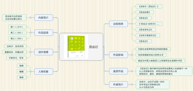 思维导图解读昆虫记